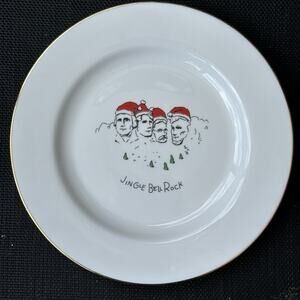 Merry Masterpieces Fine Porcelain Plate "Jingle Bell Rock” 1999 Dayton Hudson